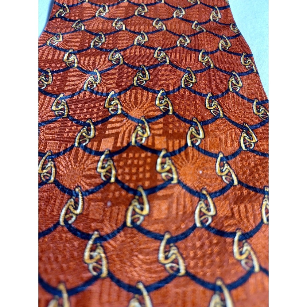 Korean Air Ties Mens One Size Multicolor Silk Geometric Necktie Lot 10 Print